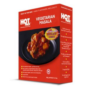 HOT PACK self heating meal in Box - Vegetarian Tikka Masala