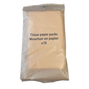 Tissue Packs of 10 Military
