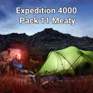 Expedition 4000+ Kcal Lightweight Freeze Dried 24 Hr Pack 11 Meaty