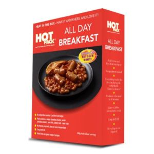HOT PACK self heating meal in box - All Day Breakfast