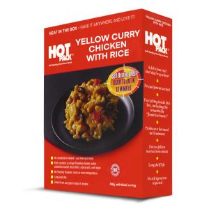 HOT PACK self heating meal in box - Yellow Chicken Curry and Rice