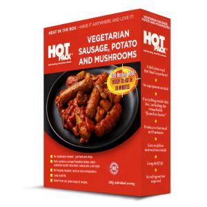 Hot Pack Vegetarian Sausage, Potato and Mushrooms