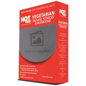 Hot Pack Vegetarian Sausage, Potato and Mushrooms
