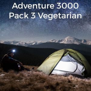 Adventure Ration Pack Menu 3 Vegetarian  3000+ Kcal