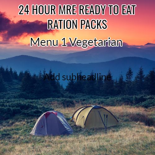 Ready to Eat Ration Pack Menu 2 (Vegetarian) 24 Hours